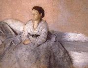 Edgar Degas Madame Rene de Gas USA oil painting artist